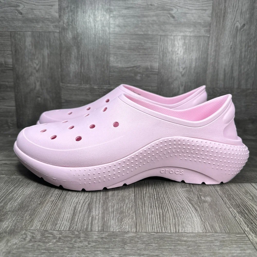 Crocs Dylan Clog Mens 11 Pink Brand New Slip On Comfort Mules NEW